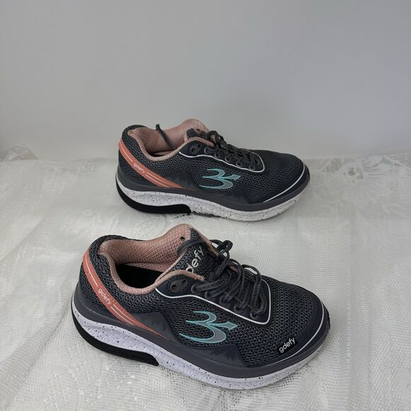 Women's GDEFY Gravity Defyer Mighty Walk Athletic Shoes‎ Size 6.5 Dark Grey - Picture 10 of 11